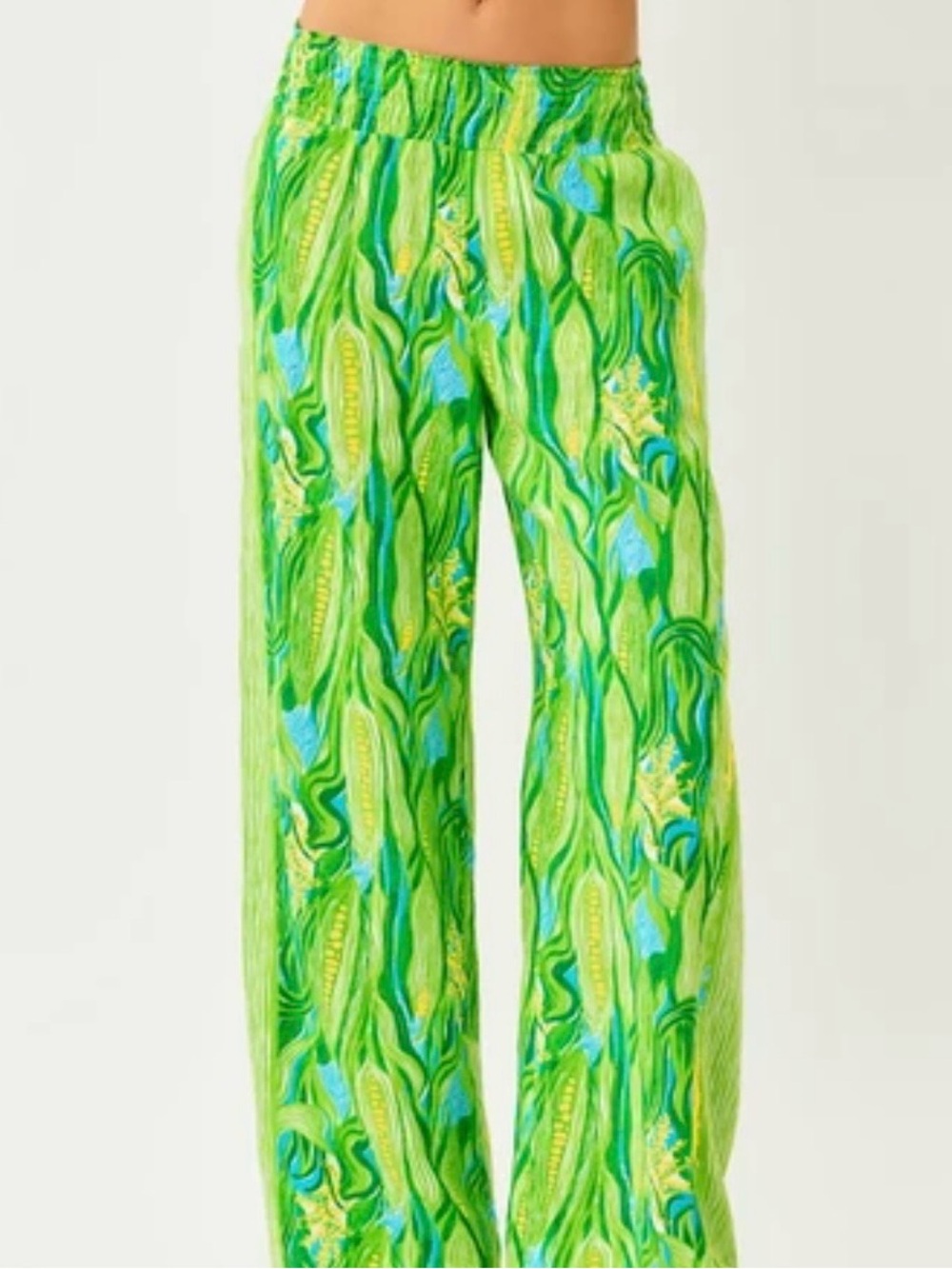 Lilly Pulitzer 31" Mirabella High Rise Linen Palazzo Pant